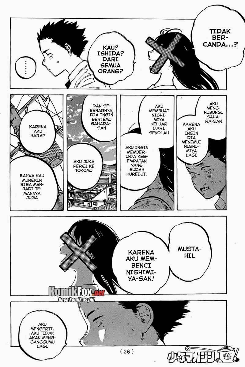 Koe no Katachi Chapter 21